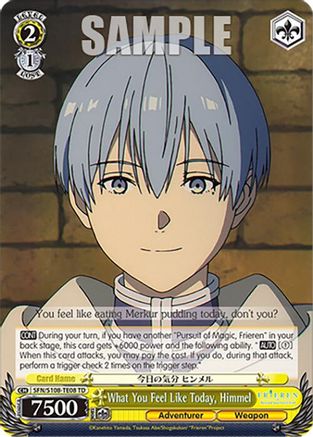 Image of What You Feel Like Today, Himmel (SFN/S108-TE08 TD) - Frieren: Beyond Journey's End