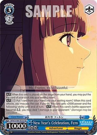 Image of New Year's Celebration, Fern (SFN/S108-TE18 TD) - Frieren: Beyond Journey’s End