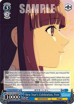 Image of New Year's Celebration, Fern (RRR) (SFN/S108-TE18R RRR) - Frieren: Beyond Journey’s End