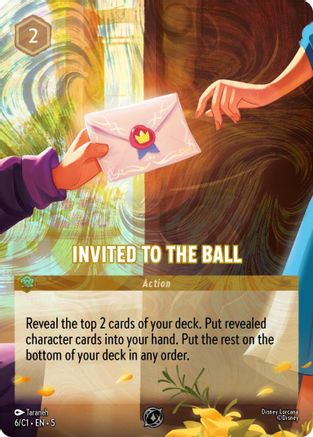 Image of Invited to the Ball (6) - Disney Lorcana Promo Cards Holofoil