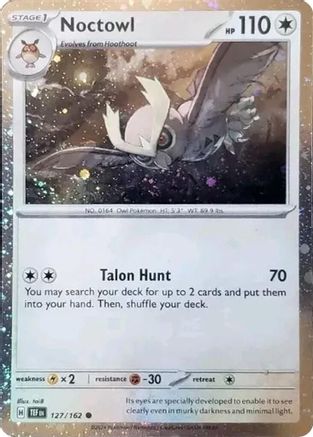 Image of Noctowl 127/162  - Holofoil SV Scarlet & Violet Promo Cards - Promo