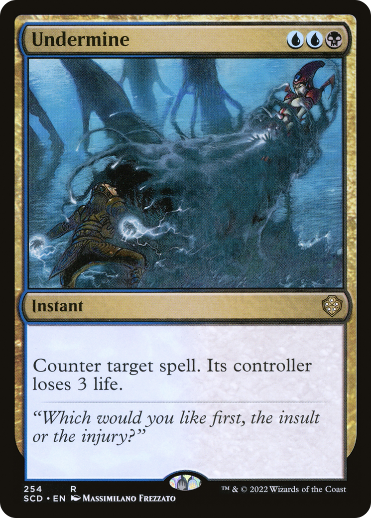 Image of Undermine (SCD-254) - Starter Commander Decks
