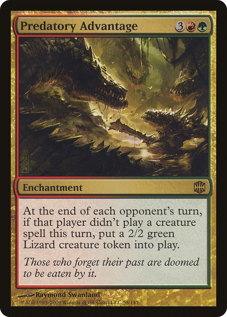 Image of Predatory Advantage (ARB-058) - Alara Reborn Foil