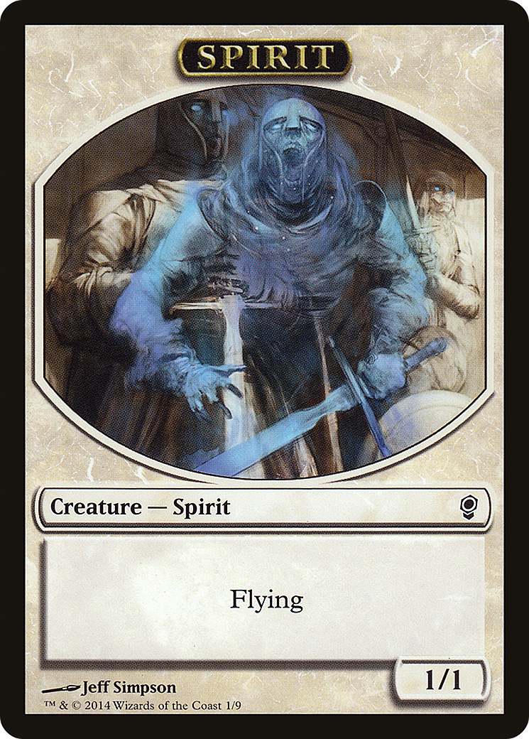 Image of Spirit Token (CNS-001) - Conspiracy Tokens