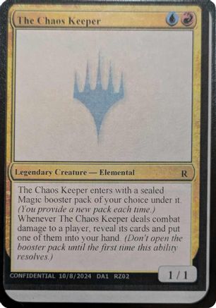 Image of The Chaos Keeper (-) - Un-Known Event Playtest Cards