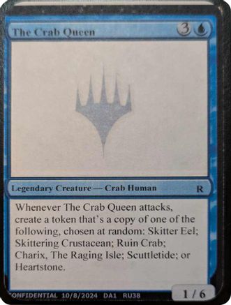 Image of The Crab Queen (-) - Un-Known Event Playtest Cards