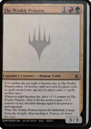 Image of The Weekly Princess (-) - Un-Known Event Playtest Cards