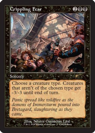 Image of Crippling Fear (Retro Frame) (WPN-001) - WPN & Gateway Promos