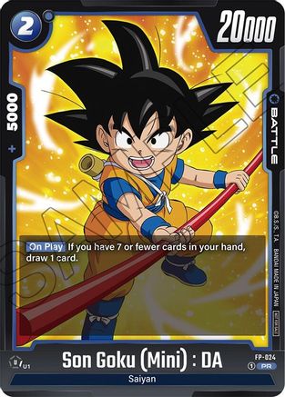 Image of Son Goku (Mini) : DA - FP-024 (FP-024) - Fusion World Promotion Cards and Packs