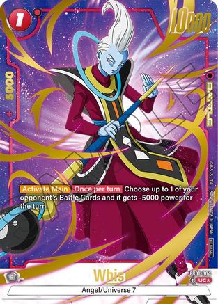 Image of Whis (Championship Pack 03) (FB01-004) - Tournament and Championship Promos Holofoil