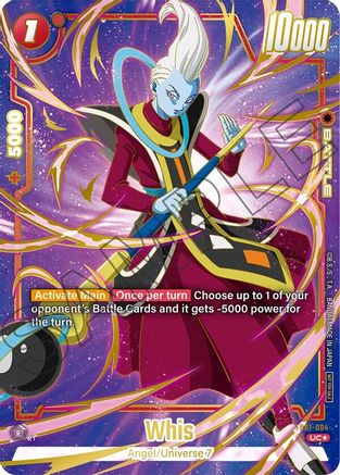 Image of Whis (Championship Pack 03 Finalist) (FB01-004) - Tournament and Championship Promos Holofoil