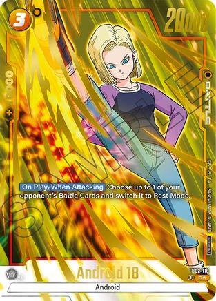 Image of Android 18 (Championship Pack 03) (FB02-116) - Tournament and Championship Promos Holofoil