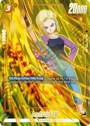 Image of Android 18 (Championship Pack 03 Finalist) (FB02-116) - Tournament and Championship Promos Holofoil
