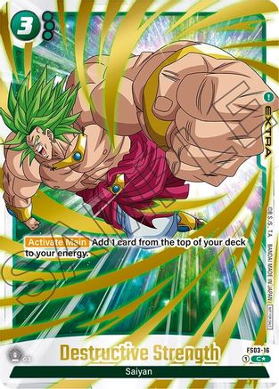 Image of Destructive Strength (Championship Pack 03) (FS03-16) - Tournament and Championship Promos Holofoil