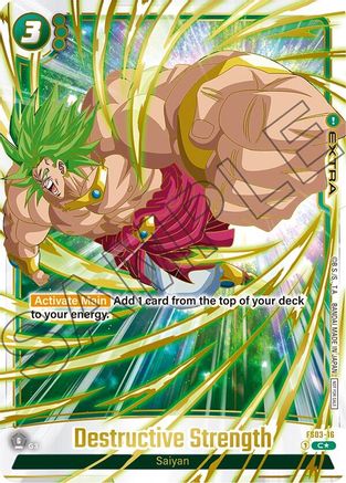 Image of Destructive Strength (Championship Pack 03 Finalist) (FS03-16) - Tournament and Championship Promos Holofoil