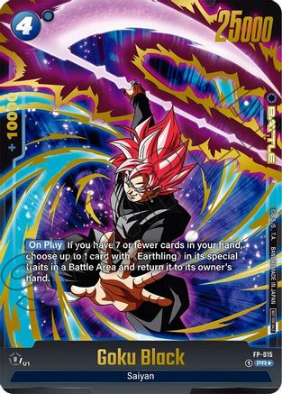 Image of Goku Black - FP-015 (Selection Pack 01) (FP-015) - Tournament and Championship Promos Holofoil