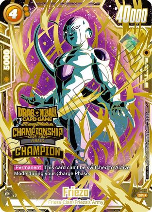 Image of Frieza - FB01-129 (Championship 2024-2025 Finals Champion) (FB01-129) - Tournament and Championship Promos Holofoil
