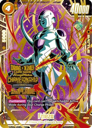 Image of Frieza - FB01-129 (Championship 2024-2025 Finals 3rd Place) (FB01-129) - Tournament and Championship Promos Holofoil