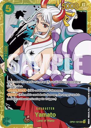 Image of Yamato (OP01-121) (Reprint) (OP01-121) - Premium Booster -The Best- Foil