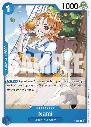 Image of Nami (P-053) (Reprint) (P-053) - Premium Booster -The Best-