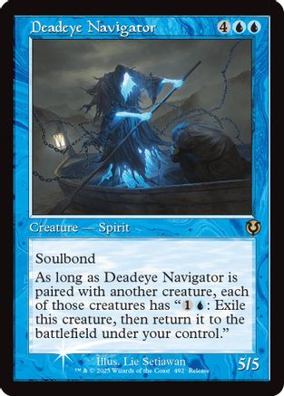 Image of Deadeye Navigator (Retro Frame) (LARP-492) - Launch Party & Release Event Promos Foil