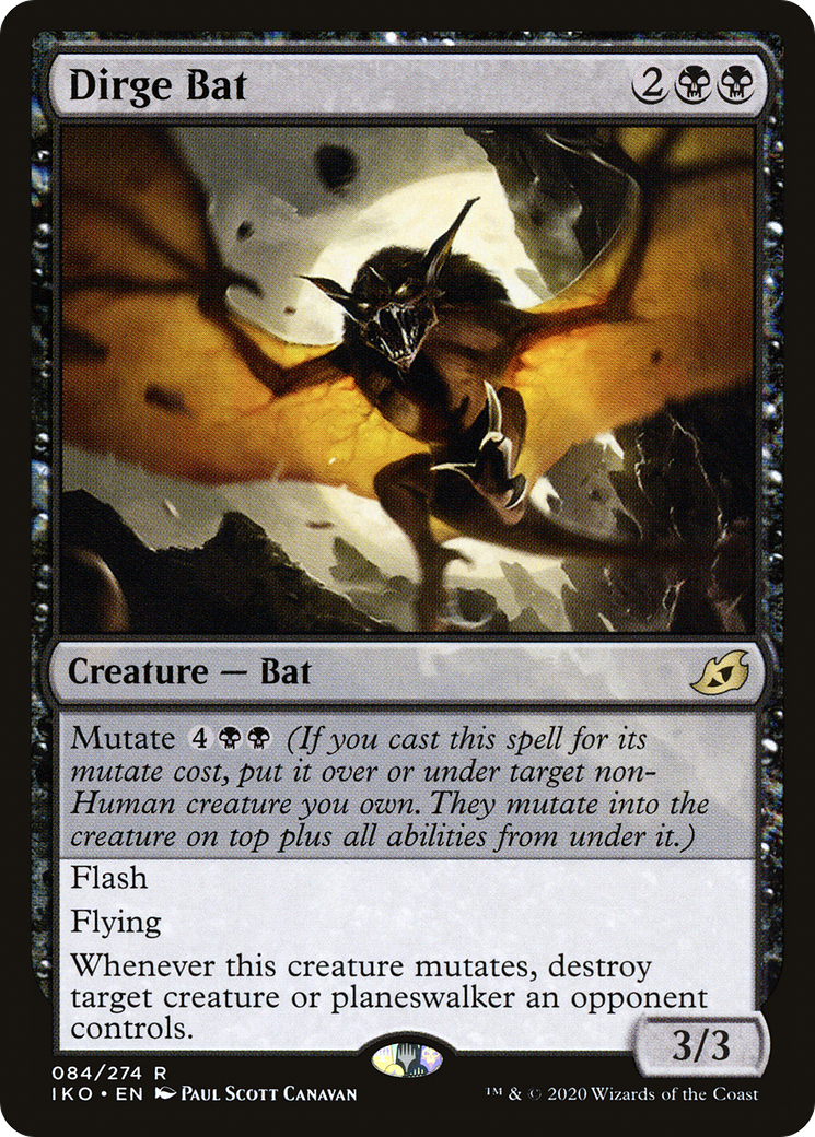 Image of Dirge Bat (IKO-084) - Ikoria: Lair of Behemoths