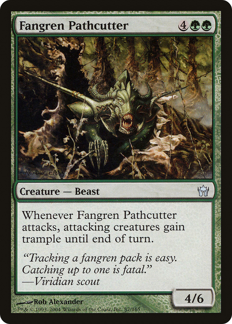Image of Fangren Pathcutter (5DN-087) - Fifth Dawn Foil