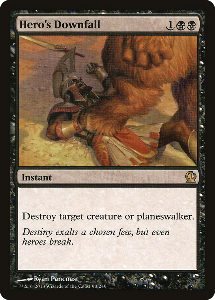 Image of Hero's Downfall (THS-090) - Theros Foil