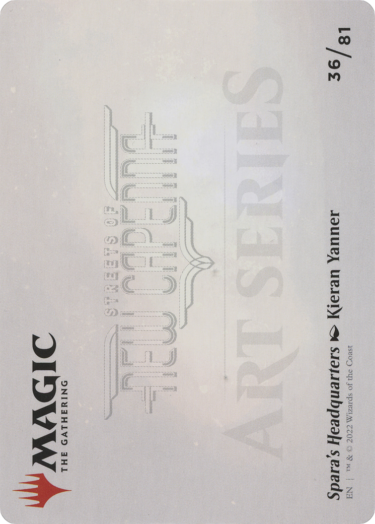 Image of Spara's Headquarters // Spara's Headquarters (ASNC-036) - New Capenna Art Series (Borderless) Foil