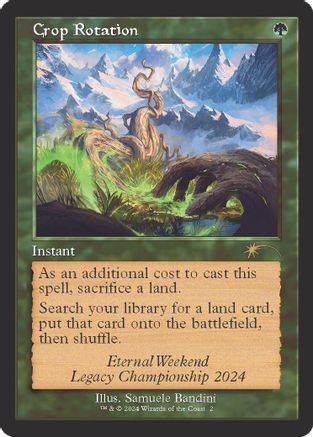 Image of Crop Rotation (Retro Frame) (Eternal Weekend 2024 Promo) (UMP-002) - Unique and Miscellaneous Promos Foil