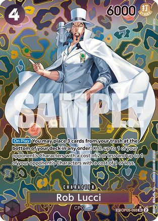 Image of Rob Lucci (SP) (OP05-093) - Emperors in the New World Foil