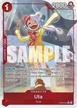 Image of Uta (Parallel) (OP09-002) - Emperors in the New World Foil