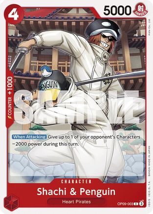Image of Shachi & Penguin (OP09-003) - Emperors in the New World