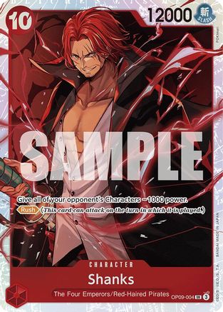Image of Shanks (004) (OP09-004) - Emperors in the New World Foil
