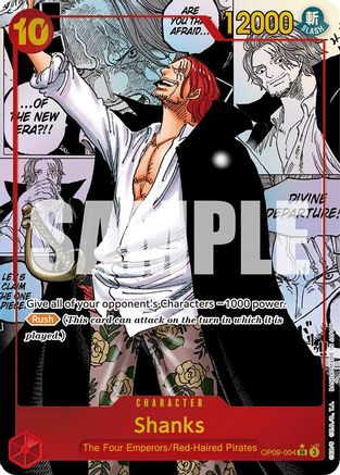 Image of Shanks (004) (Manga) (OP09-004) - Emperors in the New World Foil