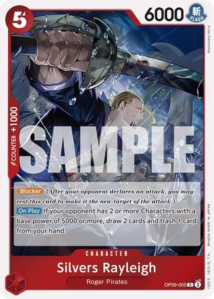 Image of Silvers Rayleigh (OP09-005) - Emperors in the New World Foil