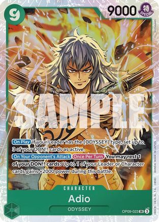 Image of Adio (OP09-023) - Emperors in the New World
