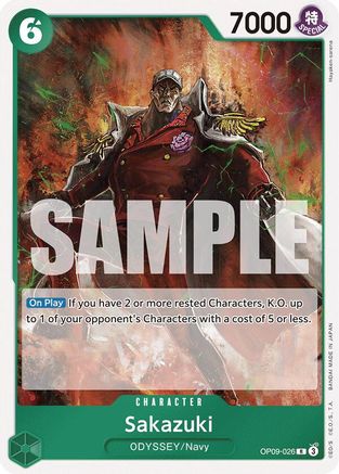 Image of Sakazuki (OP09-026) - Emperors in the New World Foil