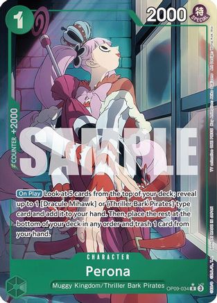 Image of Perona (Parallel) (OP09-034) - Emperors in the New World Foil