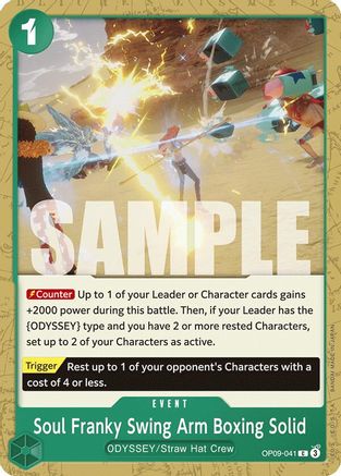 Image of Soul Franky Swing Arm Boxing Solid (OP09-041) - Emperors in the New World