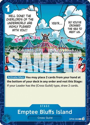 Image of Emptee Bluffs Island (OP09-060) - Emperors in the New World