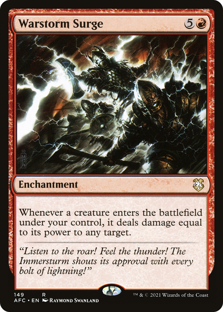 Image of Warstorm Surge (AFC-149) - Forgotten Realms Commander
