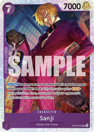 Image of Sanji (065) (OP09-065) - Emperors in the New World Foil