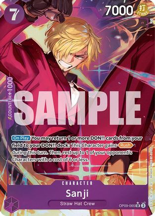 Image of Sanji (065) (Parallel) (OP09-065) - Emperors in the New World Foil