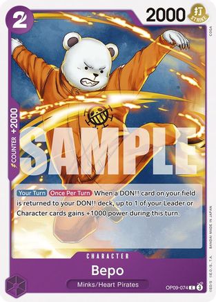 Image of Bepo (OP09-074) - Emperors in the New World