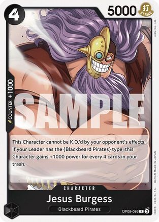Image of Jesus Burgess (OP09-086) - Emperors in the New World Foil