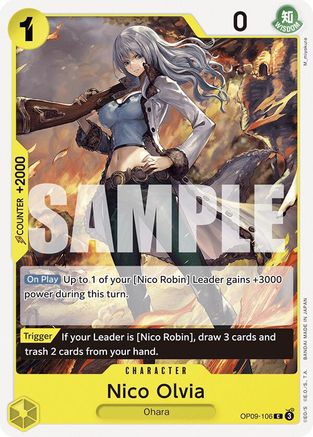 Image of Nico Olvia (OP09-106) - Emperors in the New World