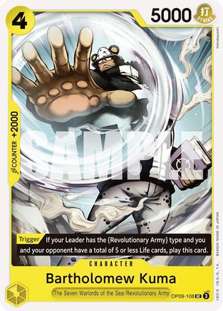 Image of Bartholomew Kuma (OP09-108) - Emperors in the New World