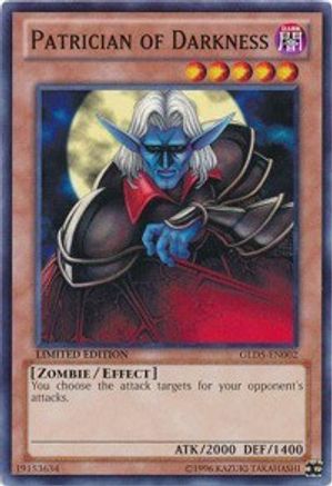 Image of Patrician of Darkness (GLD5-EN002) - Gold Series: Haunted Mine Limited