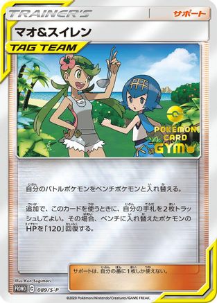 Image of Mallow & Lana - 089/S-P (089/S-P) - SP Sword  Shield Promos Holofoil